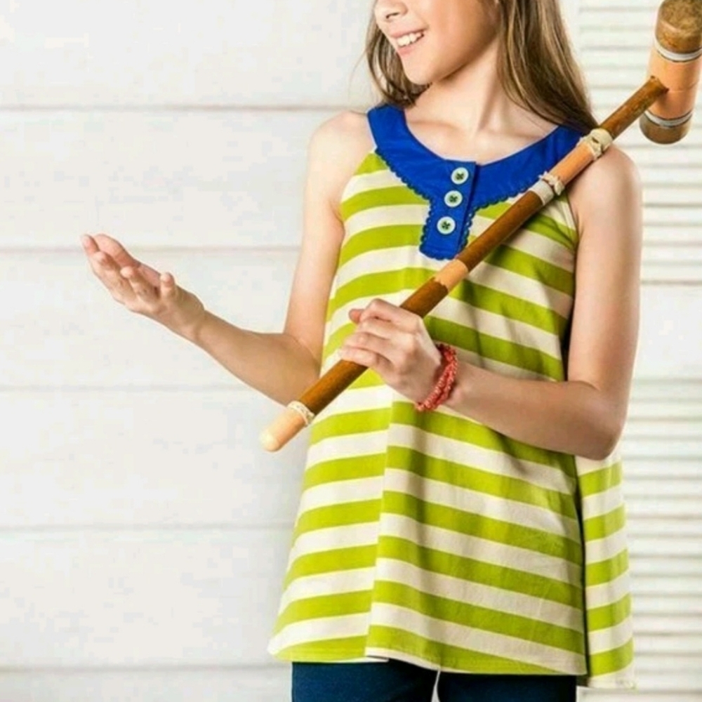 NWT Matilda Jane 435 Adventure Begins Trampolining Top Shirts - Girl's 12